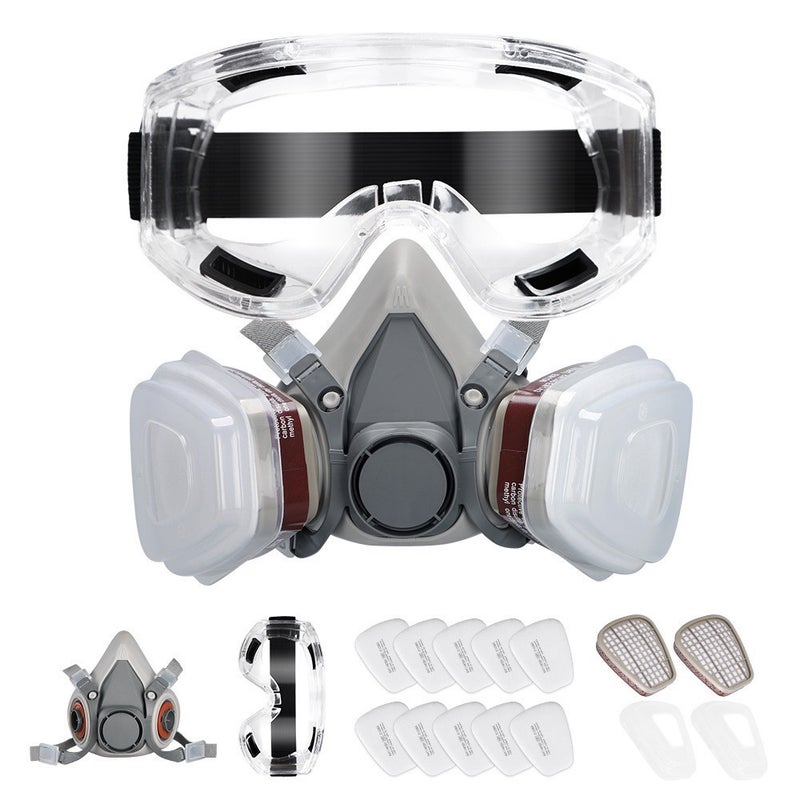 6200 Gas Mask Spray Paint Gas Mask Polishing Decoration Pesticide Chemical Dust Gas Mask Head-Mounted Factory - Image 1
